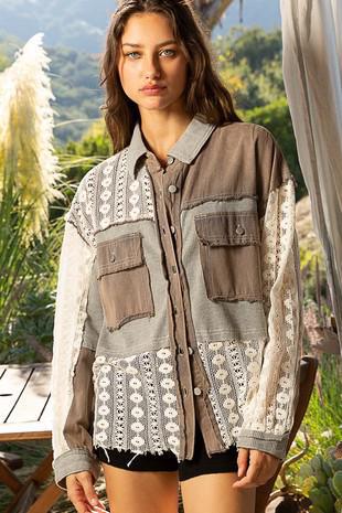 Lace Crochet Shirt