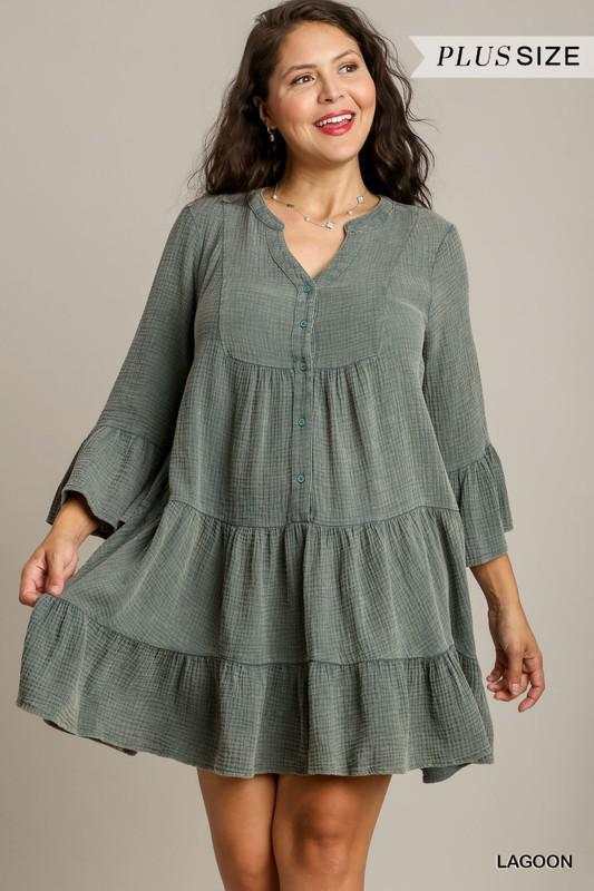Lagoon V-Neck Dress
