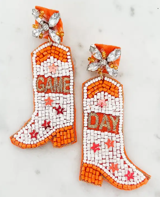 Game Day Boot Earrings