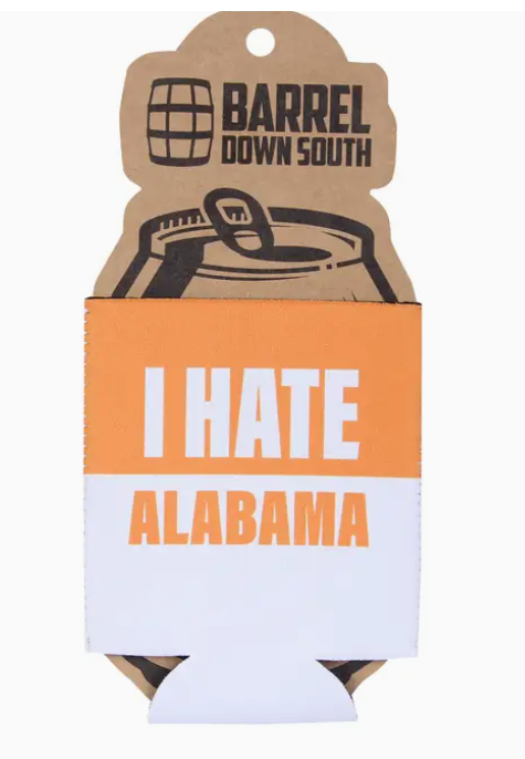 I Hate Alabama Koozie