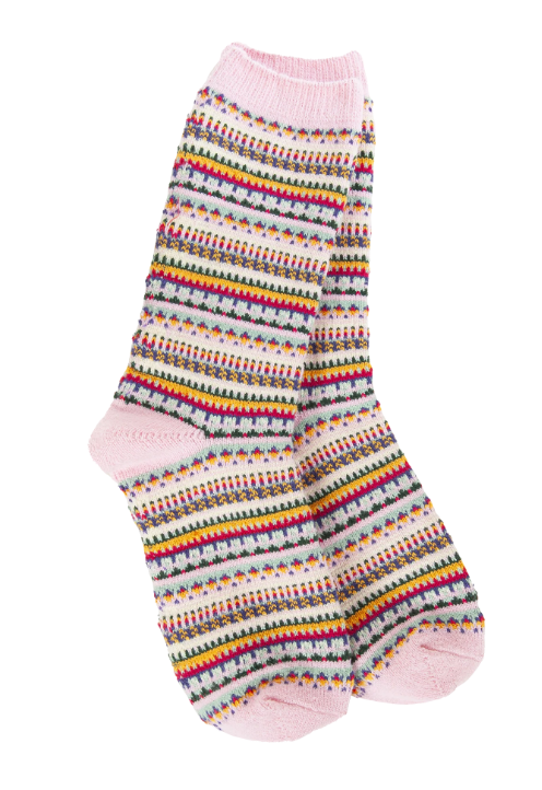 Pink Stripe Crew