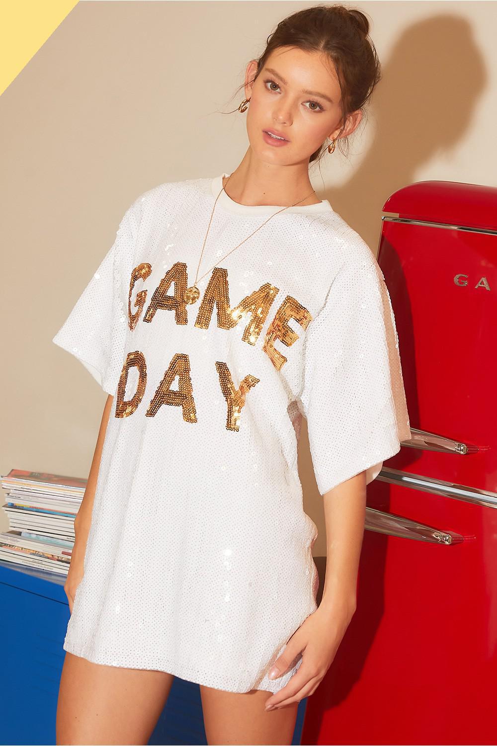 Game Day Shirt Dress