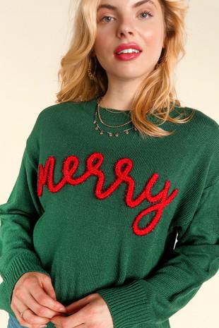 Merry Metallic Glitter Swtr