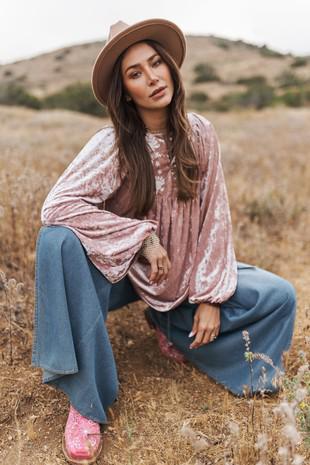 Crushing My Velvet Top