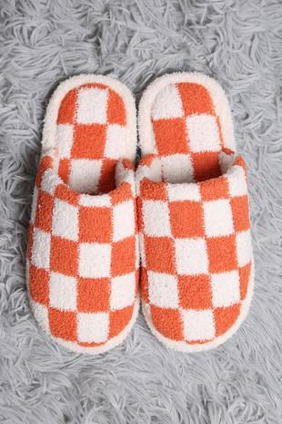 Checker My Toes Slippers