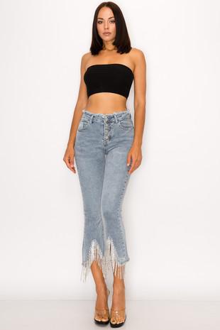Tanya Rhinestone Fringe