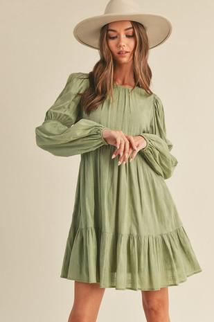 Puffy Slve Dress