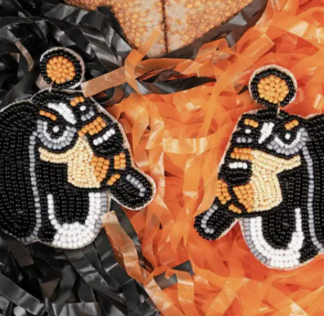 Smokey Beaded Earrings