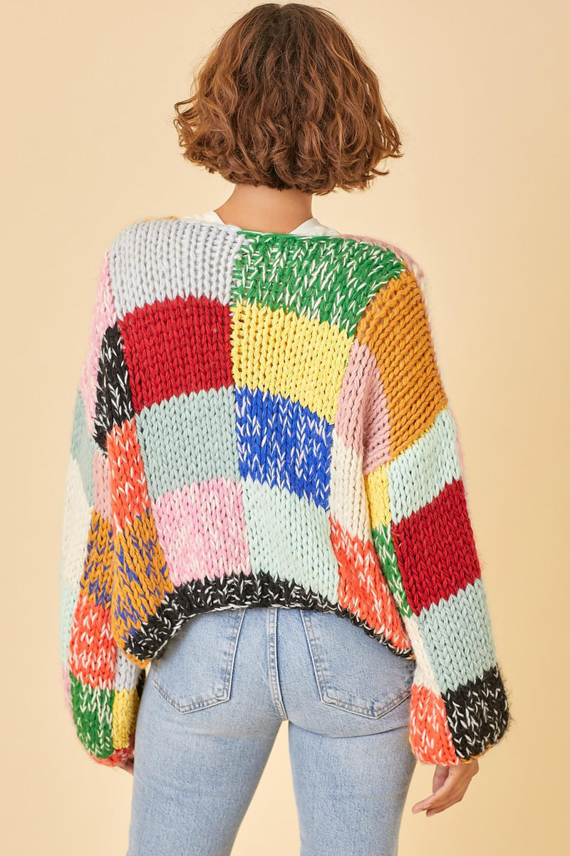 Rainbow Swtr Cardigan