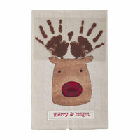 Christmas Handprint Towel