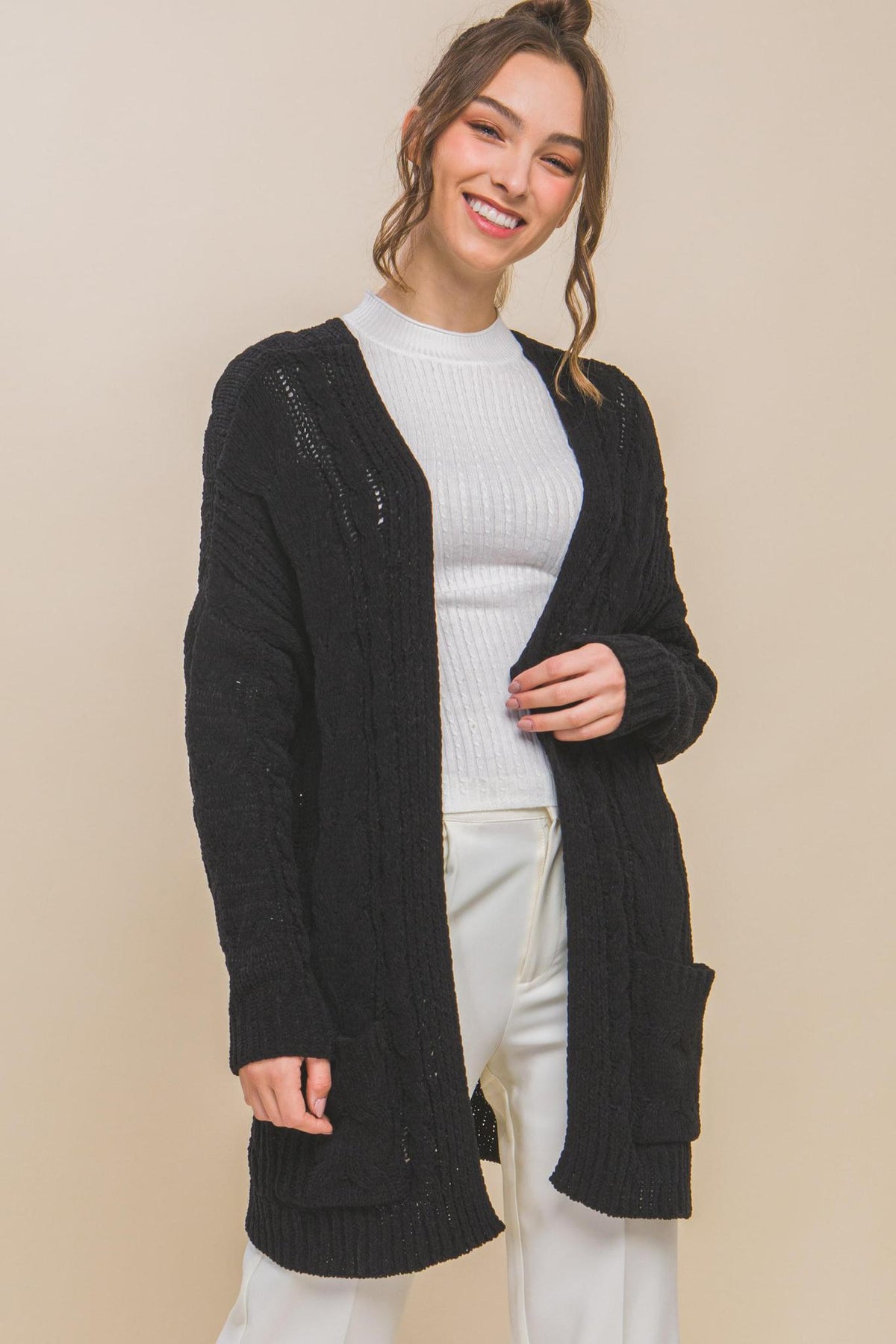 Chenille Cardi
