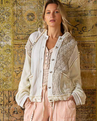 Cream/Beige Hoodie