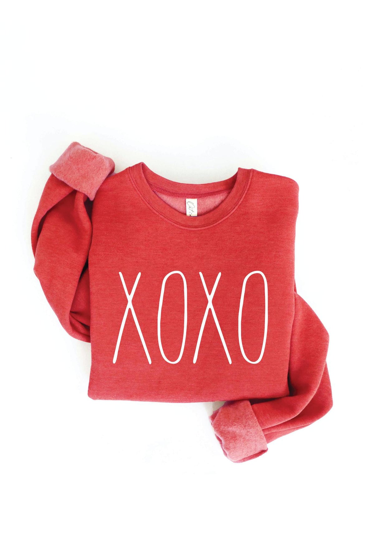 Cranberry XOXO Sweatshirt