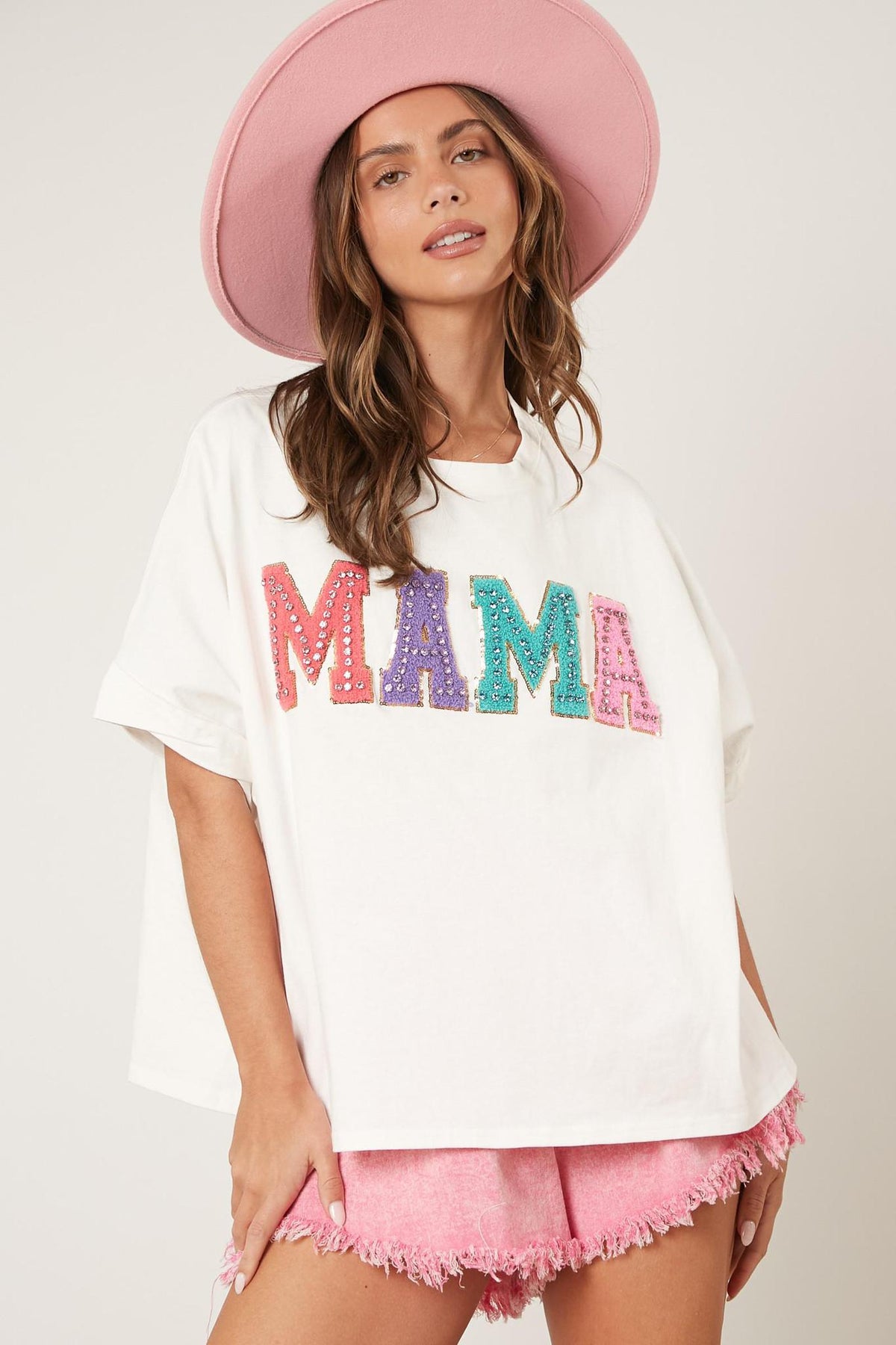 Rhinestone Mama Top