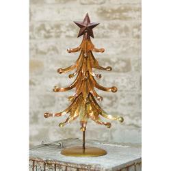 Rusty Metal Star Tree