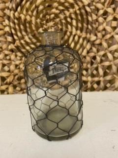 Wire wrapped bottle