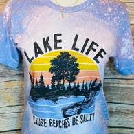 Lake Life Bleached Tee