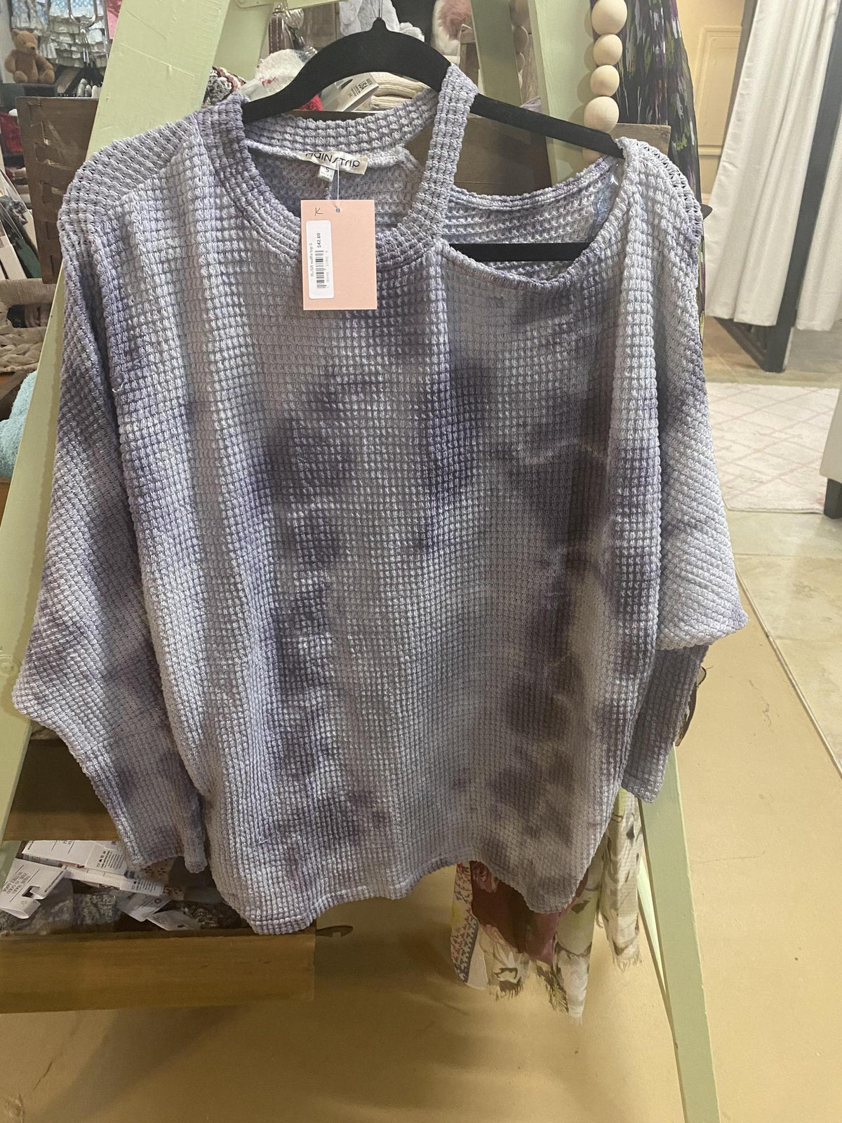 Tie Dye Waffle Top