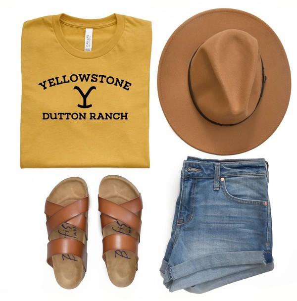 Yellowstone Mustard Tee