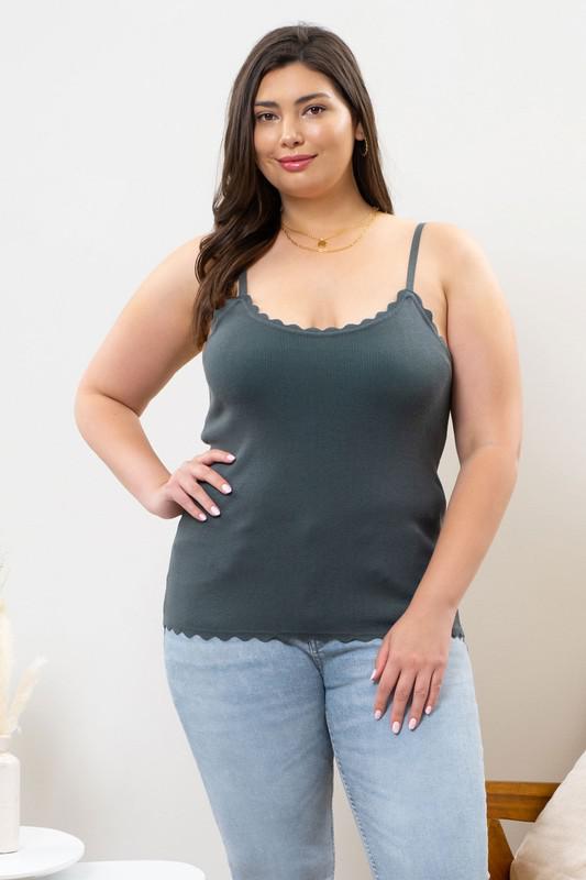 Scalloped Cami