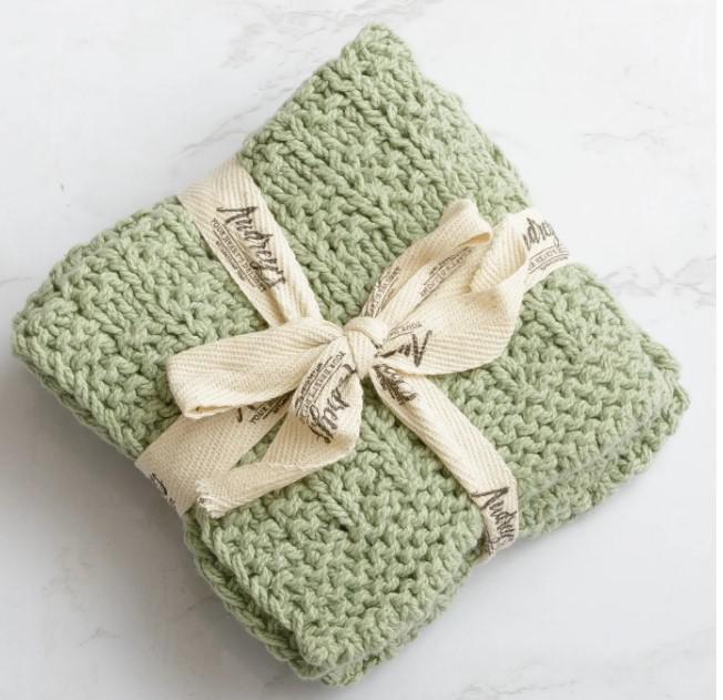 Knitted Dish Cloth Set