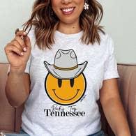 Western Rocky Top Smiley tee
