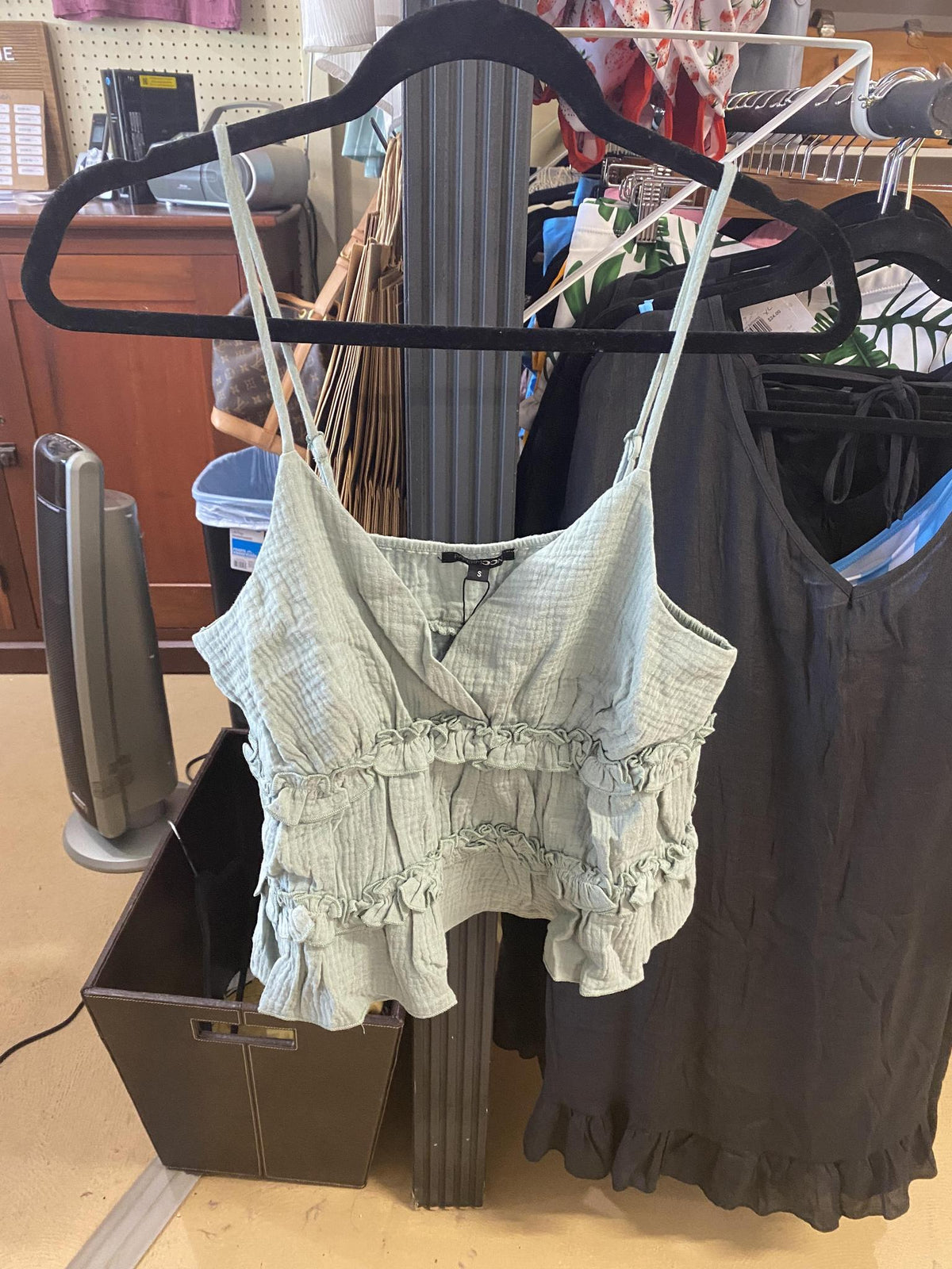 Selly Ruffle Strappy Top