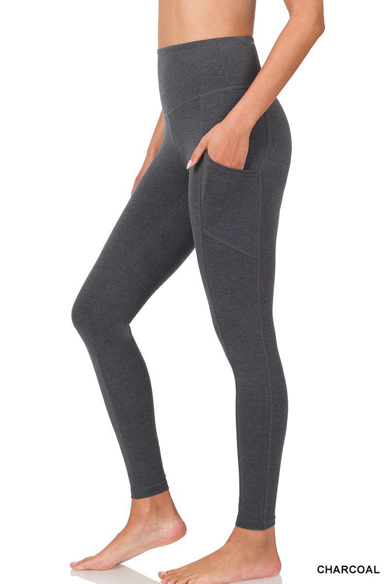 Full Length Leggings (Charcoal)
