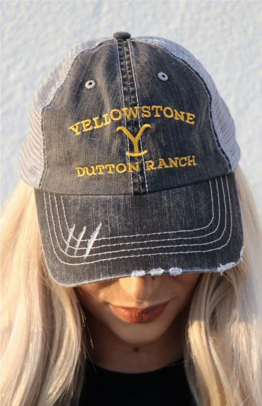 Grey mesh Trucker Hat