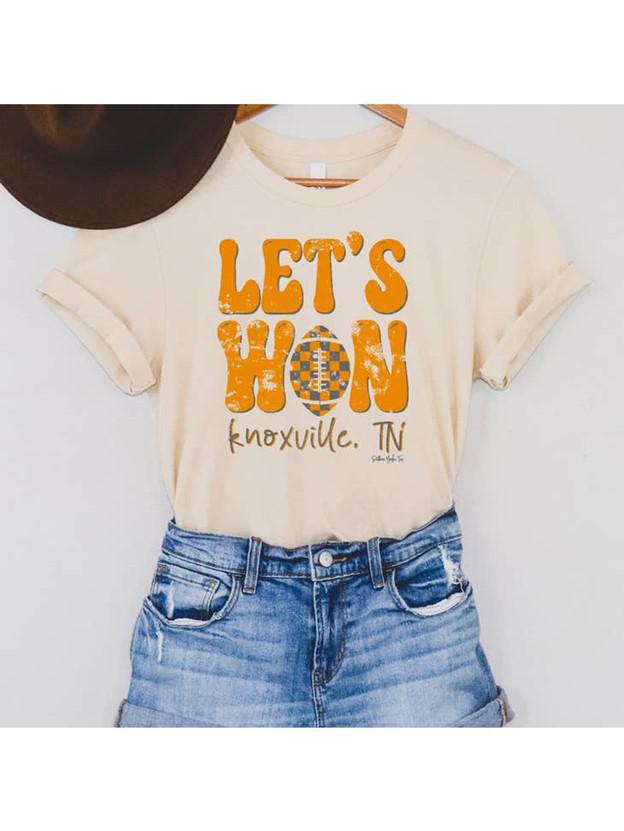 Let's Win Football TN tee