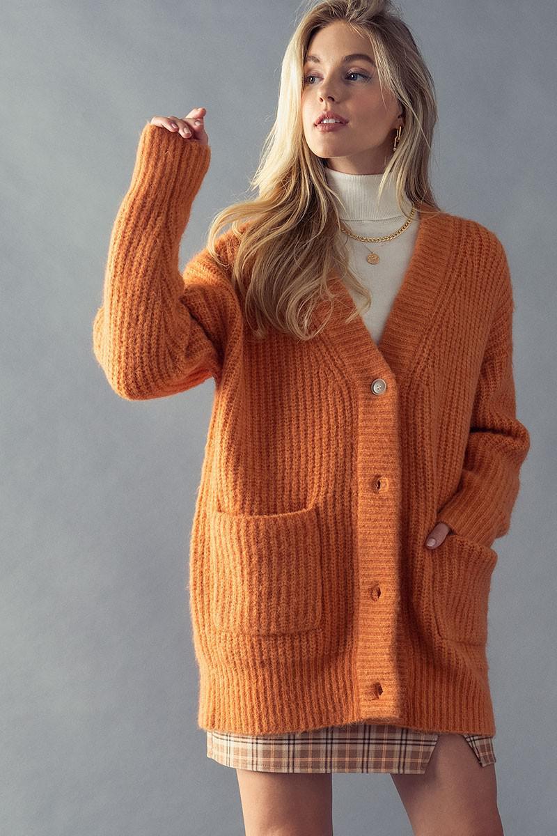Pumpkin Spice Cardigan