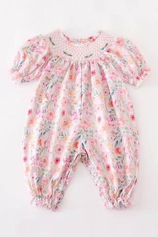 Floral Smocked Romper