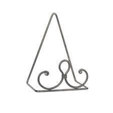 Scroll plate stand Iron