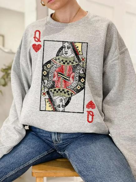 Queen of Hearts Sweatshirt