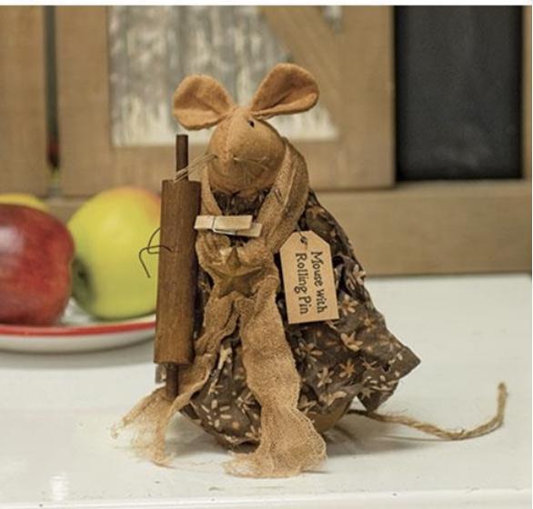 Mouse w/ Rolling Pin
