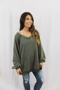 Vintage Moss Sweatshirt