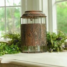Glass and Metal Jar