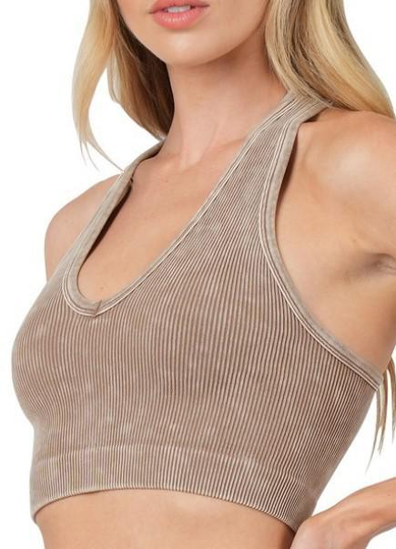 Ribbed Tank Mocha
