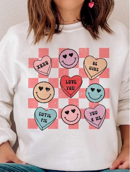 Candy Hearts Sweatshirt