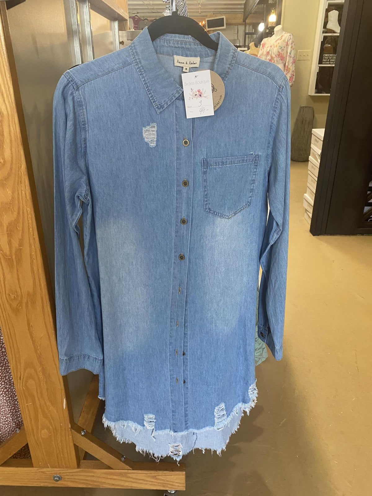 Denim dress