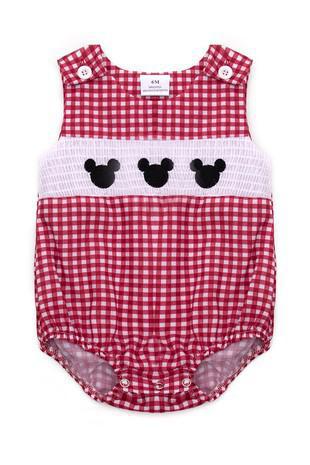 Mickey Smocked Romper