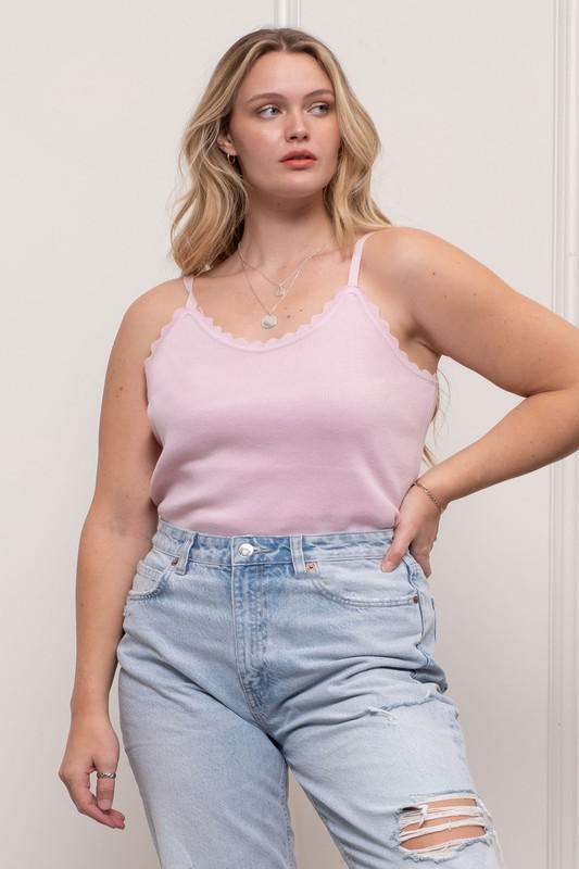 Scalloped Cami