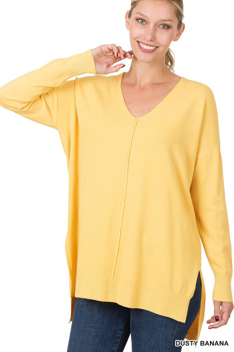 Hi-Low Sweater (Banana)