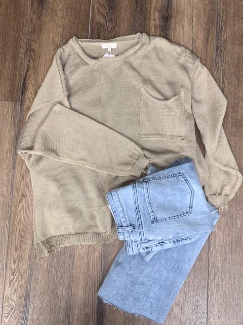 Tan Sweater Knit