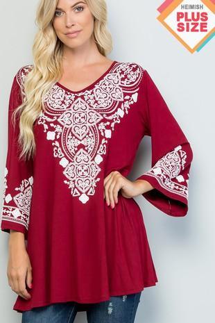 embroidered top